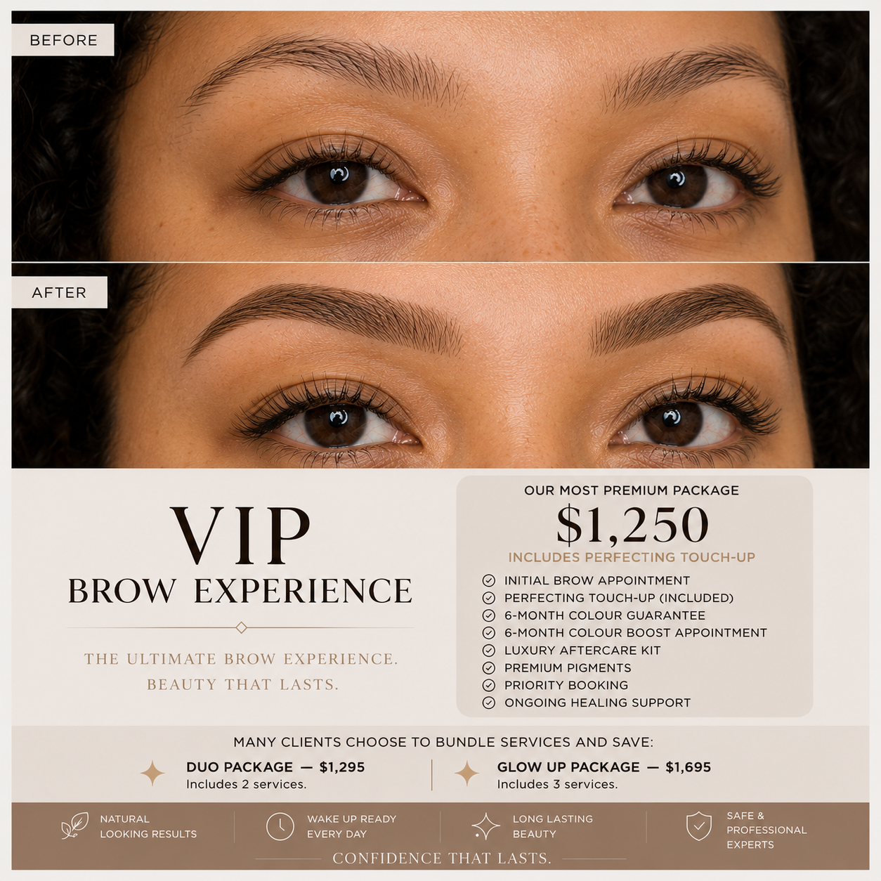 VIP Brow Experience